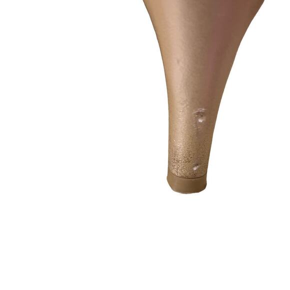 Alex Marie Gold Cream Peep Toe D 'Orsey 3” Heels Women’s Size 8.5 - Picture 9 of 10